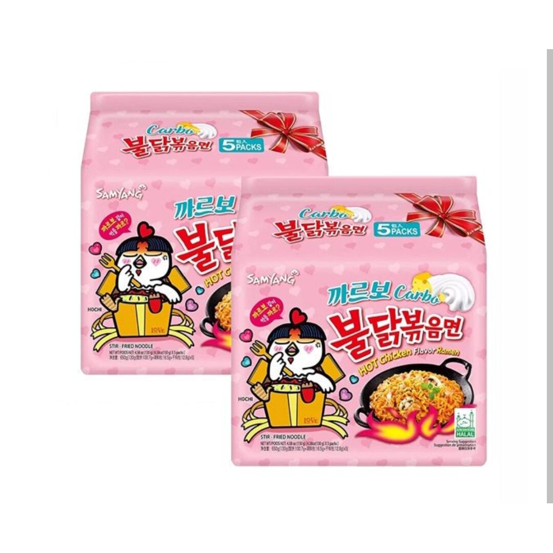 The Foods Snacks Noodles Samyang Carbo Hot Chicken Flavor