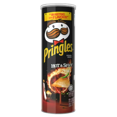 The Foods SNACKS Pringles Potato Crisps Hot Spicy G