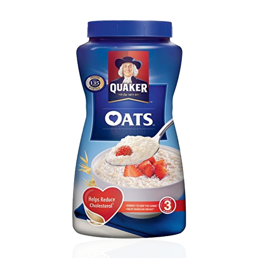 The Foods OATS & MUESLI Quaker Oats Jar 900gm