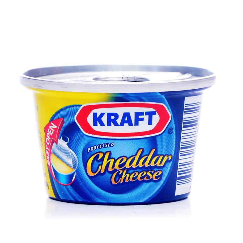 The Foods BREAKFAST Kraft Processed Cheddar Cheese Tin 190gm