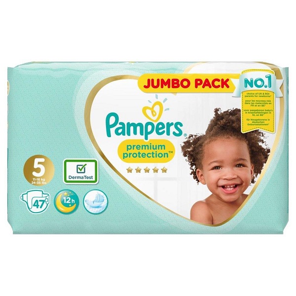 President verlegen Veroveren Baby Care :: DIAPERS & PAMPERS :: Pampers :: Pampers Premium Protection 5  Nappy Pants 47 Pcs Jumbo Pack