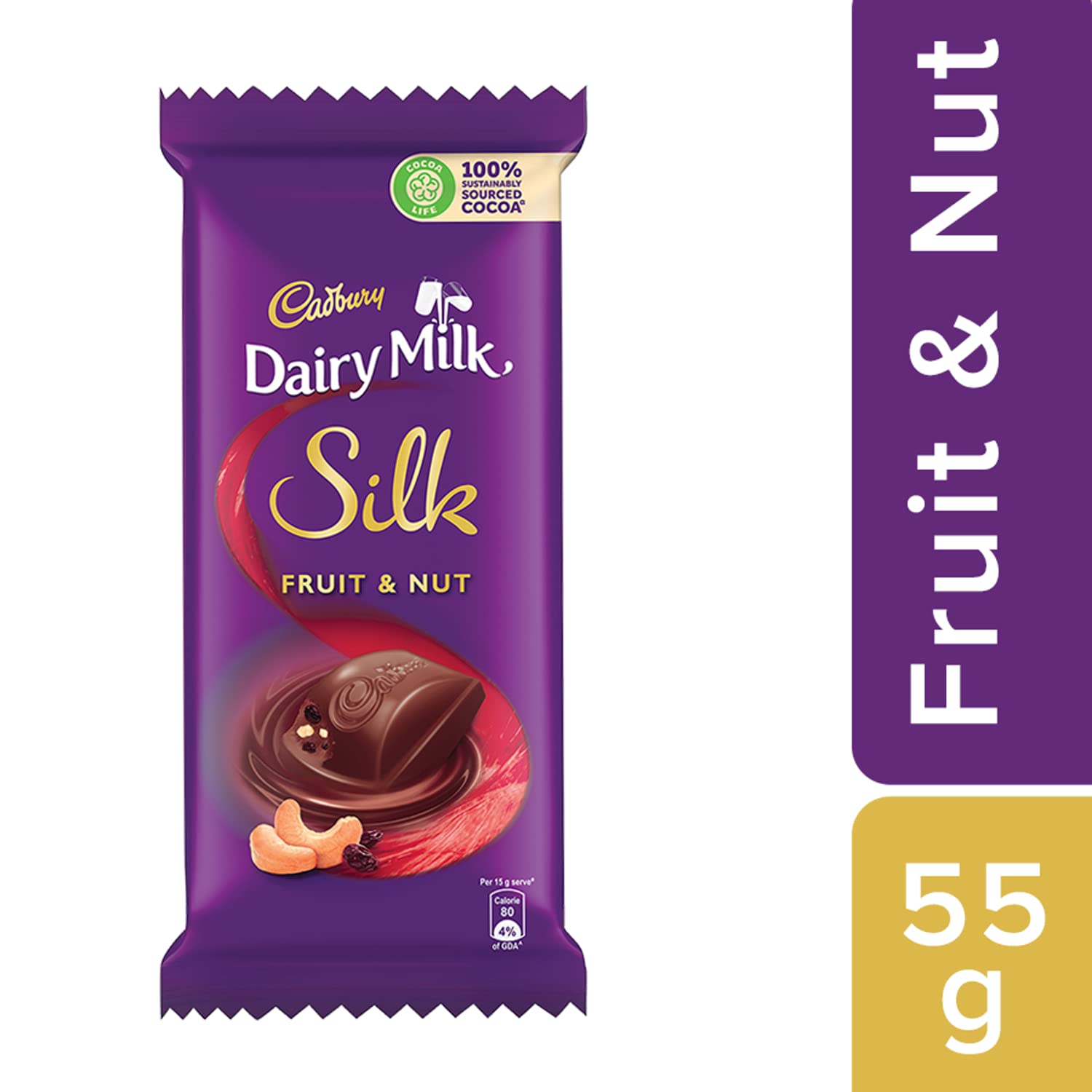 Chocolate & Candy Corner Cadbury Dairy Milk Silk Fruit & Nut 55gm