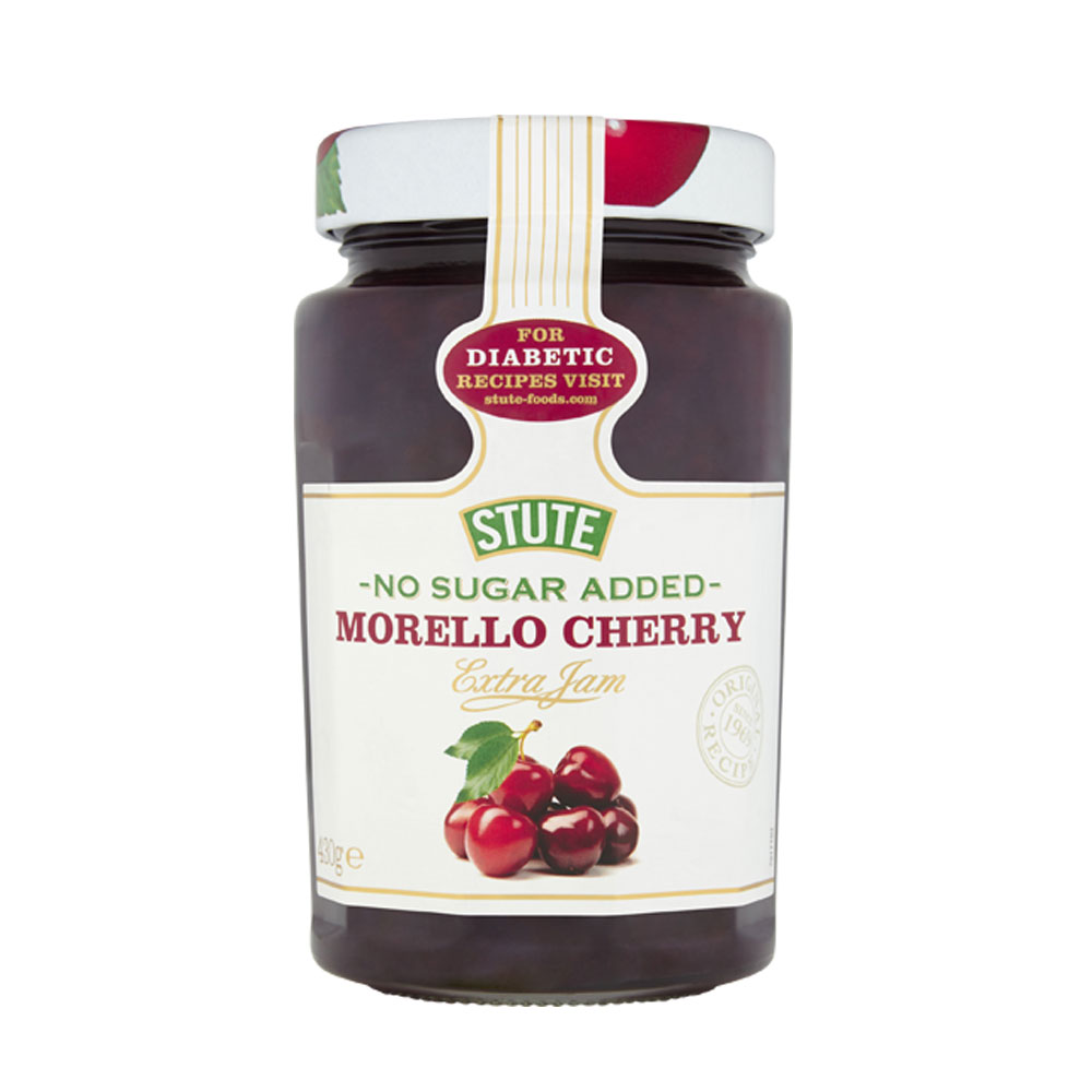 The Foods BREAKFAST Stute Sugar Free Morello Cherry Jam