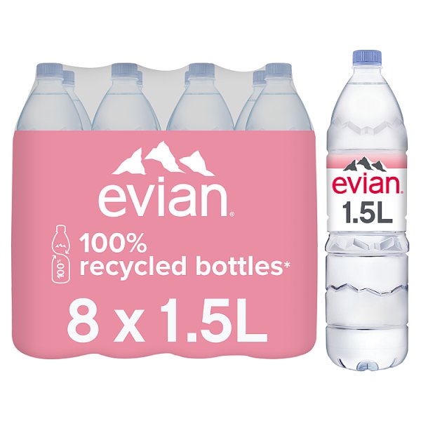 Evian Natural Mineral Water X Case
