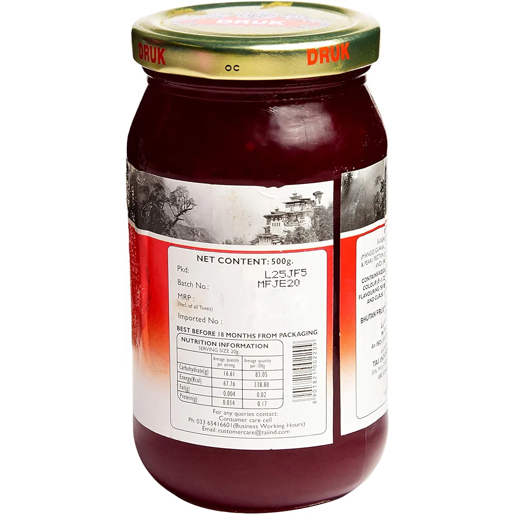 The Foods BREAKFAST Jam & Jelly Druk Mixed Fruit Jam 500g