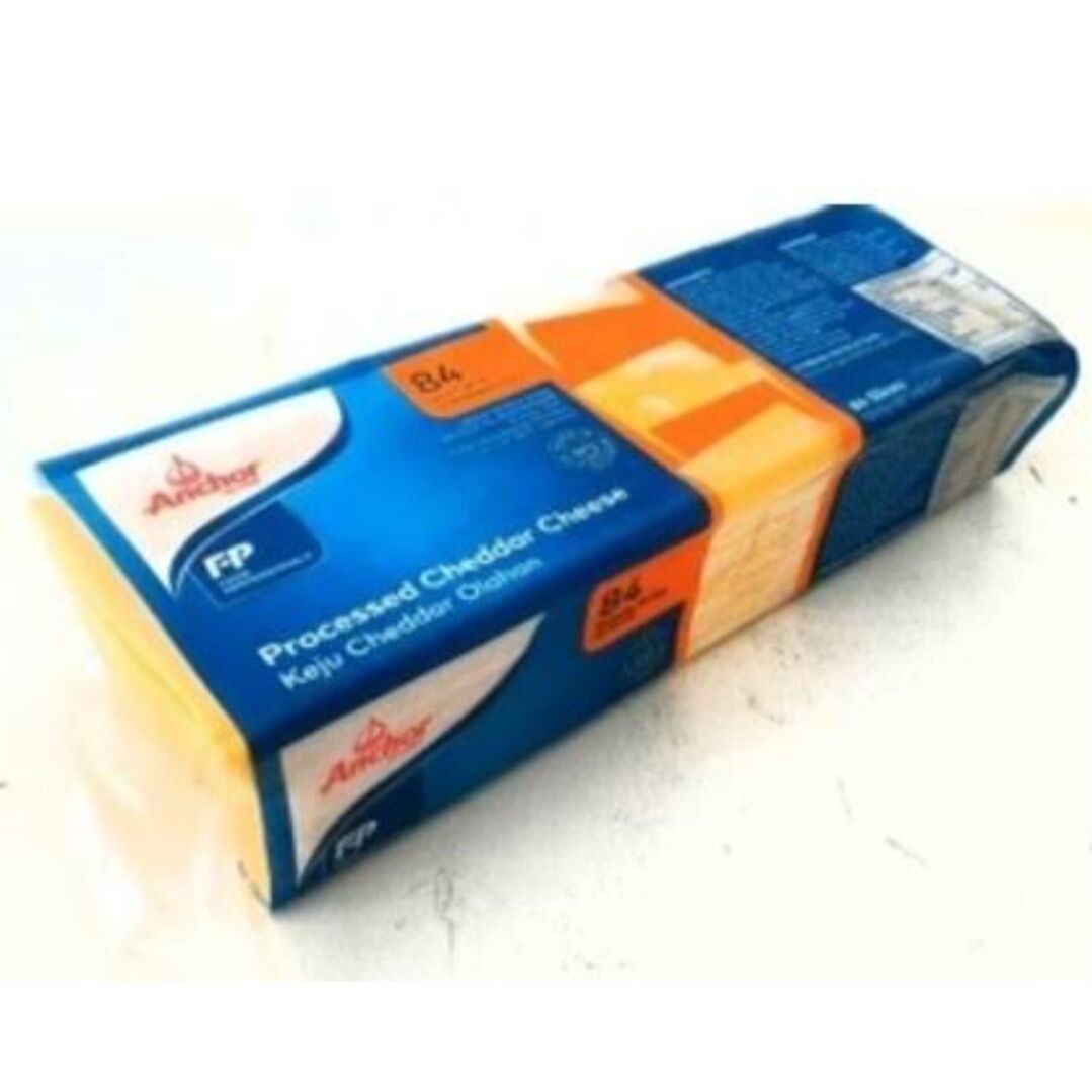 Foods FROZEN FOODS Anchor Cheddar Cheese Slices 84ct/1kg