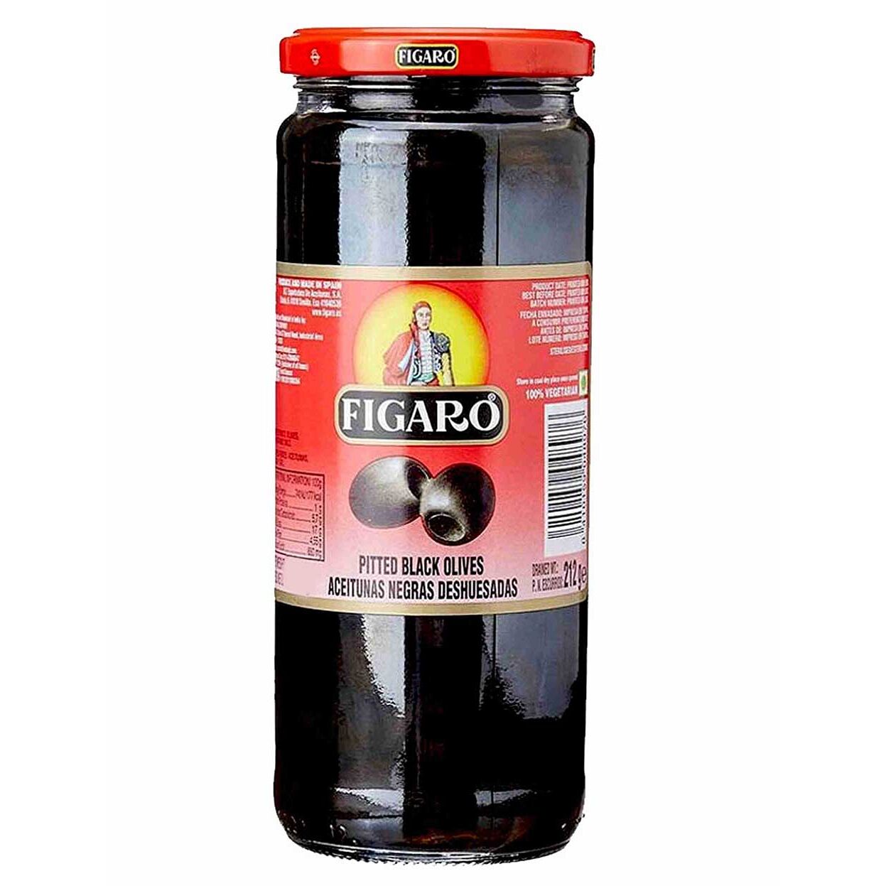 GROCERY & COOKING Figaro Pitted Black Olive 340gm