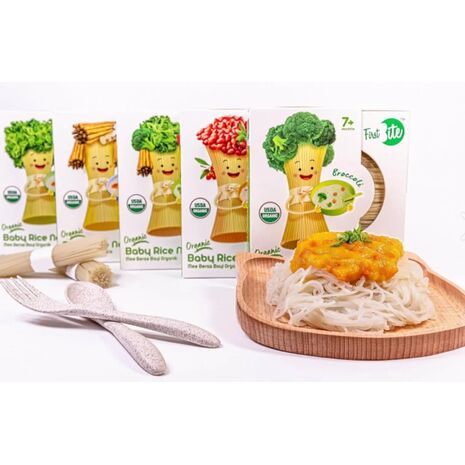 First Bite Organic Baby Rice Noodle (Goji Berry)- 180g