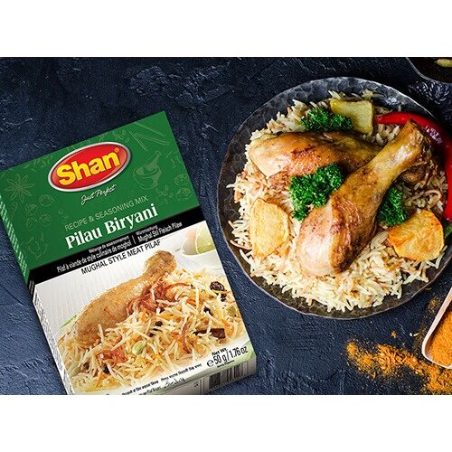 GROCERY & COOKING SPICES (মশলাপাতি) SHAN PILAU BIRYANI 50g