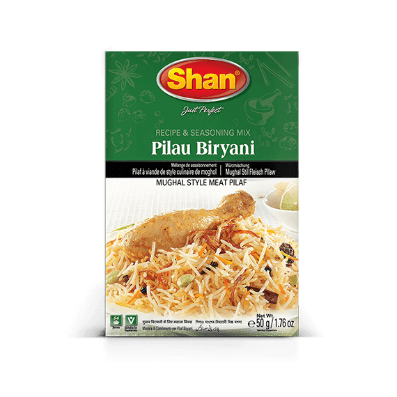 GROCERY & COOKING SPICES (মশলাপাতি) SHAN PILAU BIRYANI 50g